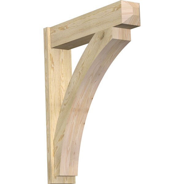 Ekena Millwork Thorton Craftsman Rough Sawn Outlooker, Douglas Fir, 8"W x 36"D x 44"H OUT08X36X44THR04RDF - main